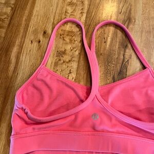 lululemon athletica Vibrant Pink Sports Bra